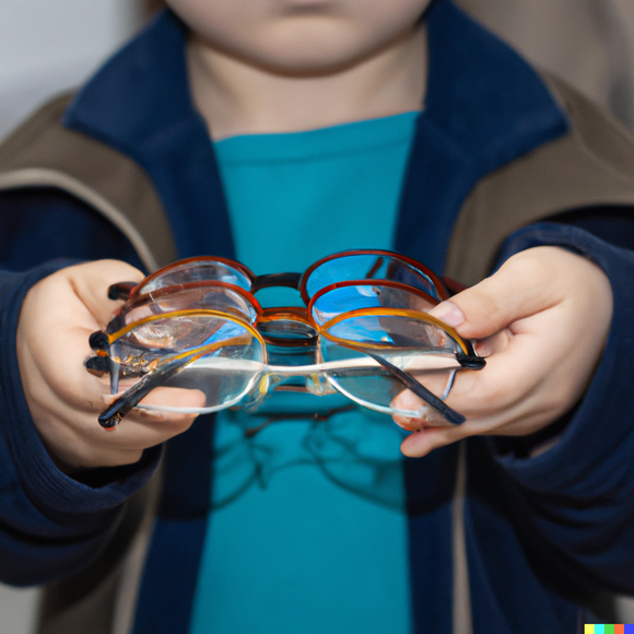What should you focus on when buying glasses for your child?