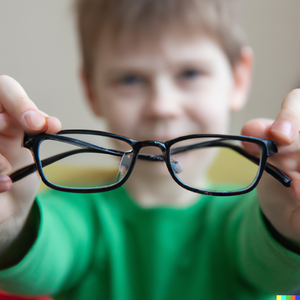Having trouble getting your child to wear their glasses? Get them ones they want to wear!